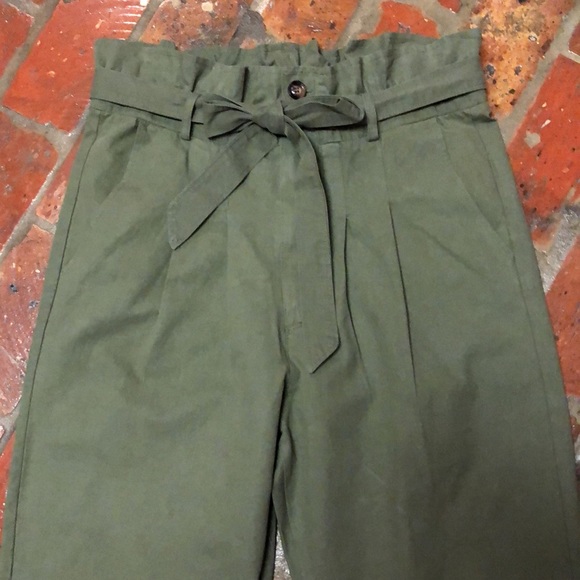 7 For All Mankind paper bag pants ultra high rise sz L - Picture 4 of 13